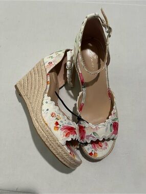 Bandolino Kendri espadrille wedge sandals size 6.5
